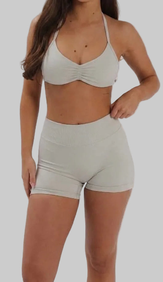Backless Halter Bra - Ivory